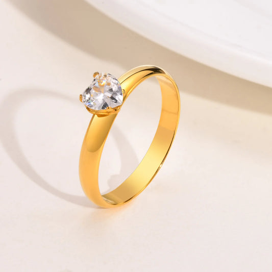 Heart of Elegance - Ring Hartjes Diamant